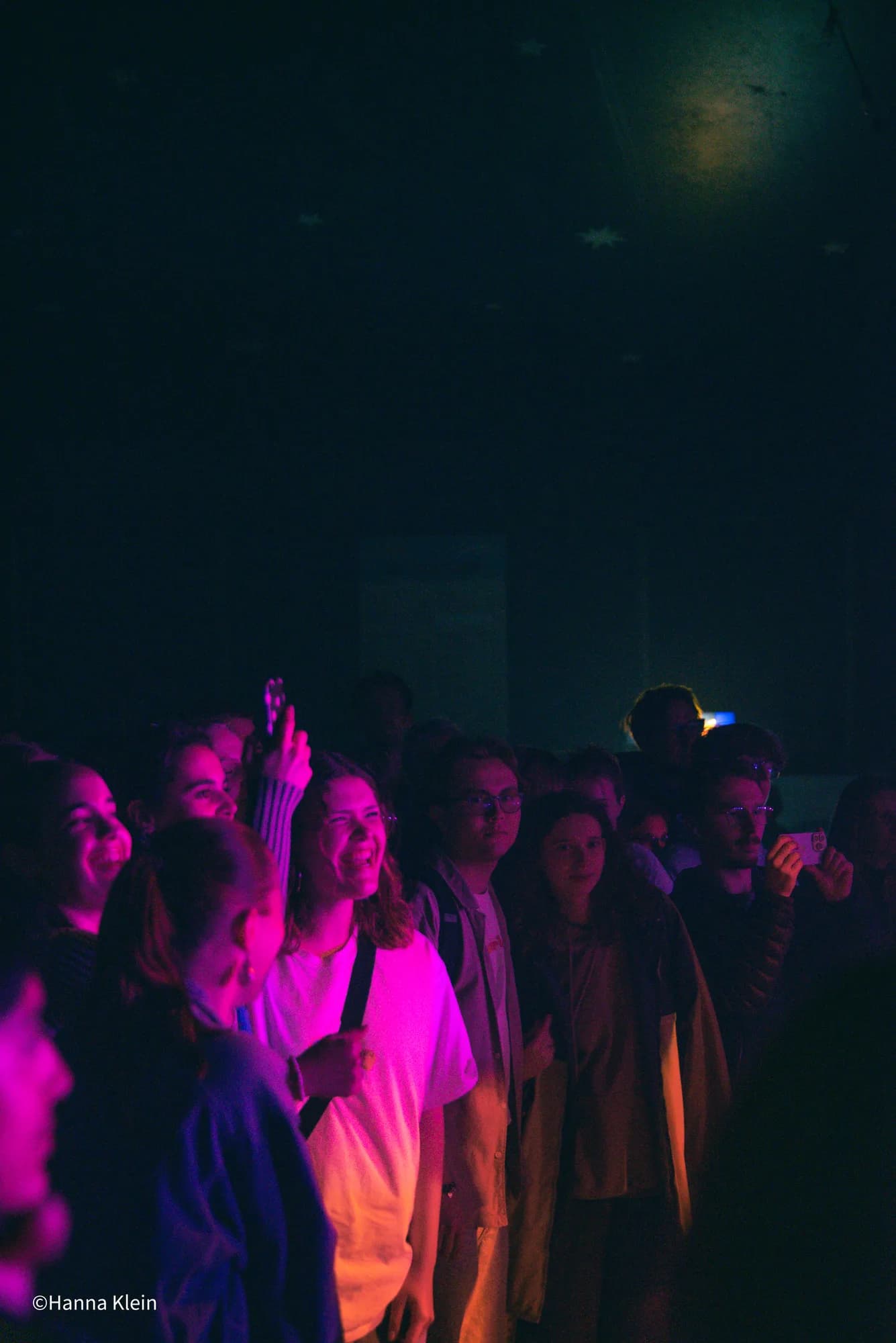 Audience Pink Purple Lighting