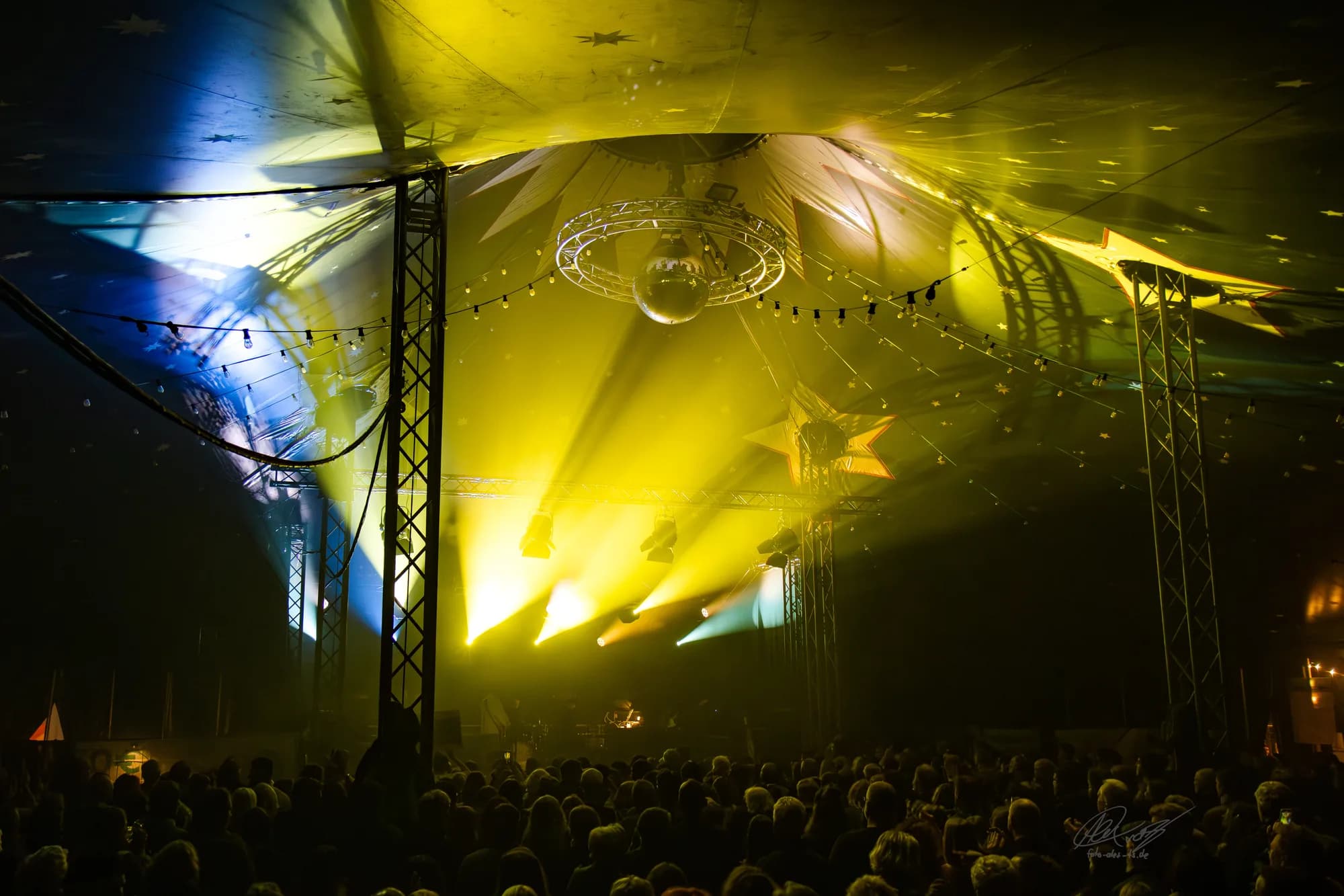 Festival Tent Stage Yellow