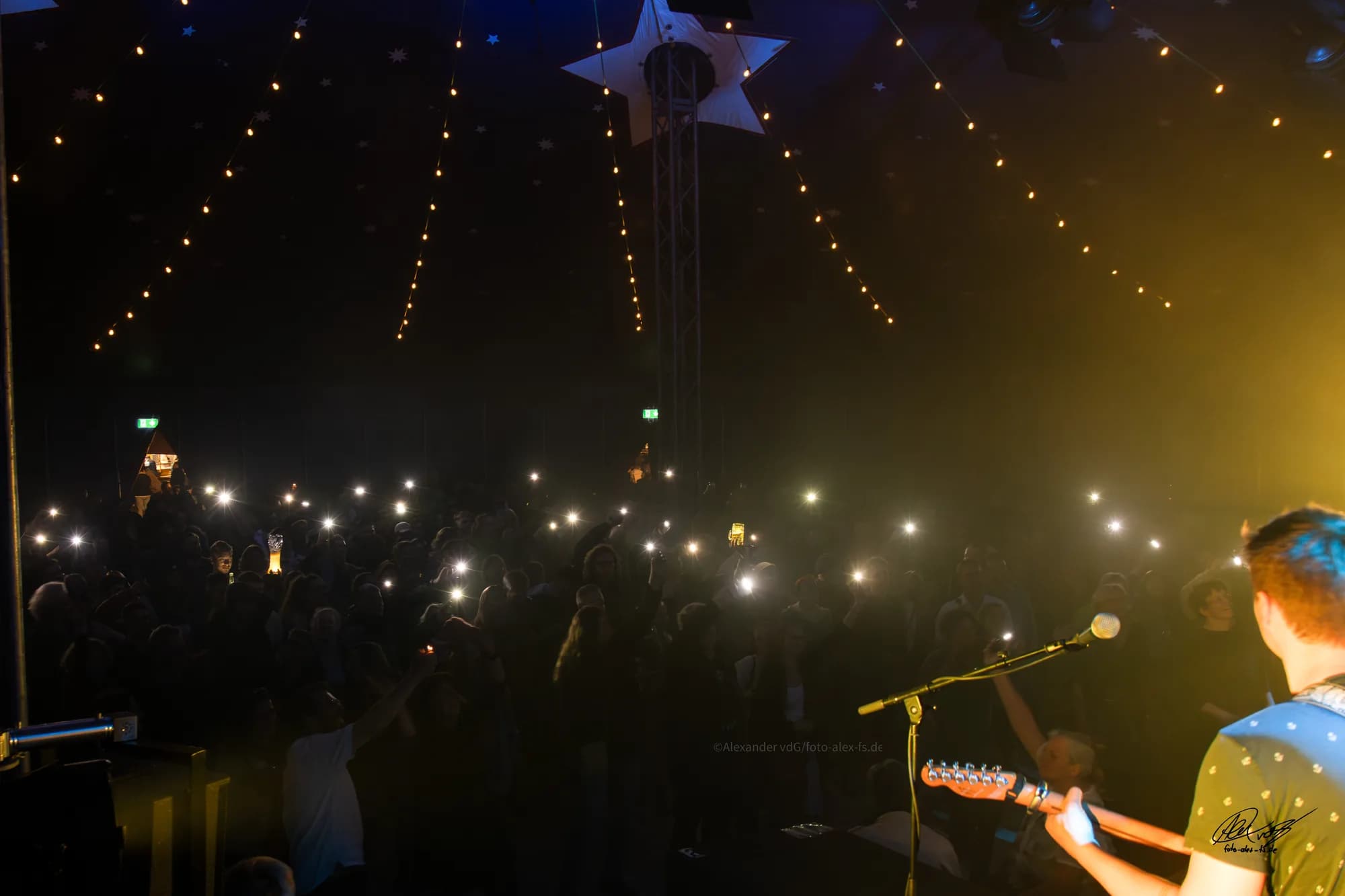 Outdoor Concert Lights Night