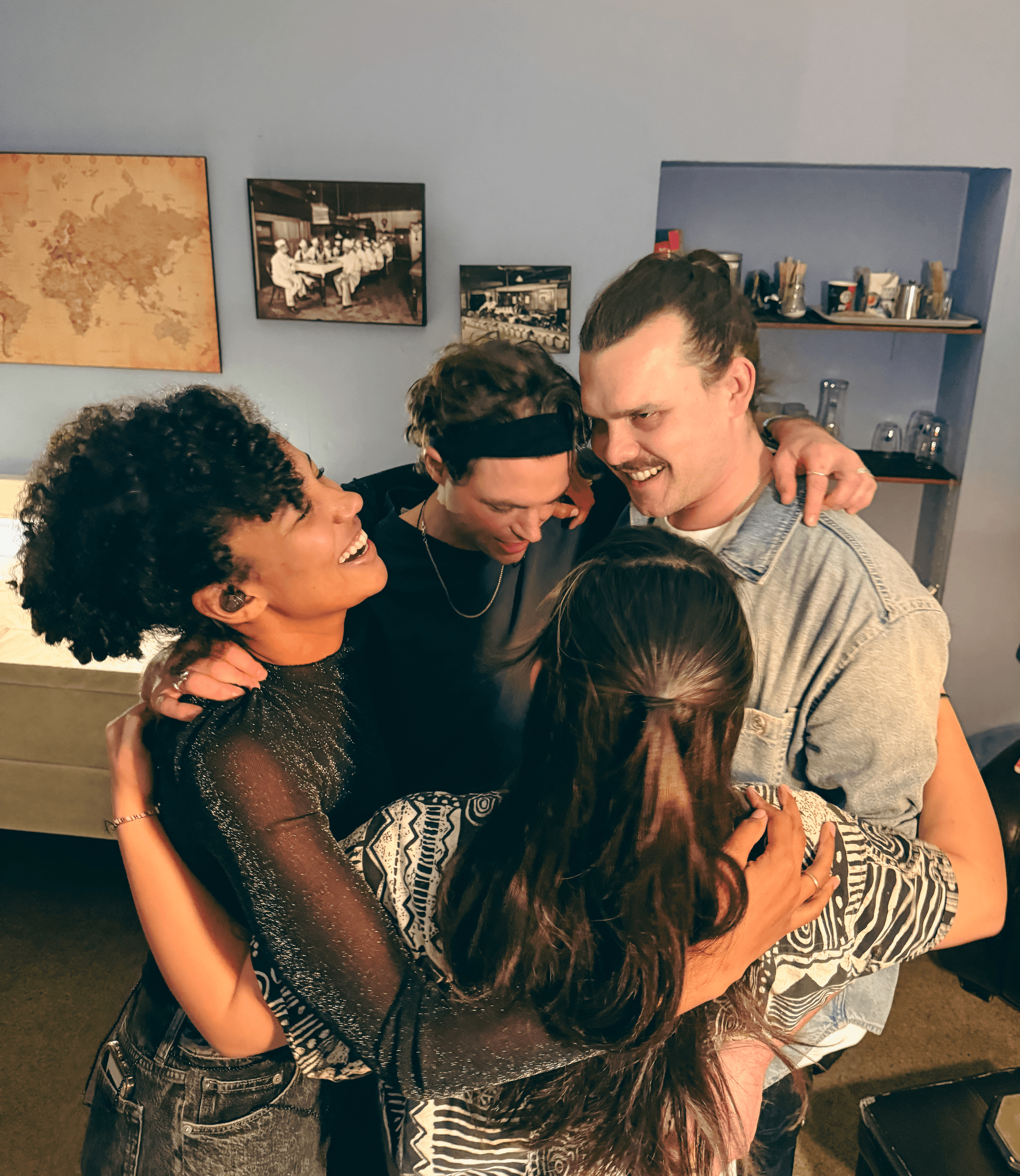 Luka Blau & Band performing live on stage